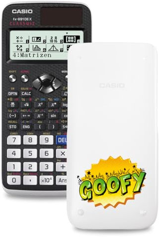 Casio FX-991DE X ClassWiz Schulrechner mit Jugendwort Goofy (Goofy Grün)