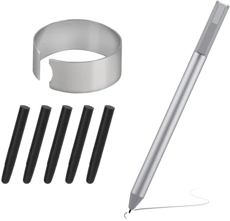 5 Stück Originale Ersatzspitzen für Lenovo USI Pen 2, [Nicht für Lenovo USI Pen 2 Magnetic], Stift Stylus Spitze Berühren Tips Nibs, Präzise Kontrolle, Bildschirmfreundlich, Schwarz