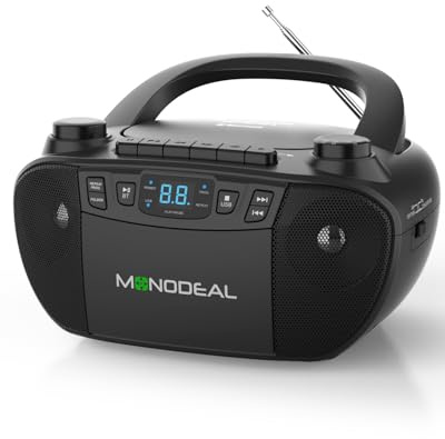 CD Player mit Kassette, Kassettenrekorder, Radio mit CD und Kassette