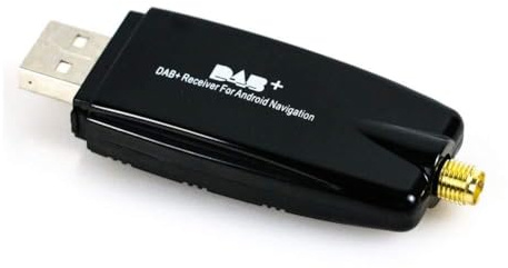 BXLIYER Dab/Dab Adapter + USB Auto, Dongle Dab im Auto, Digitalradio Dab USB-Stick 2.0 Dab mit DAB-Antenne für Android 15 Autoradio