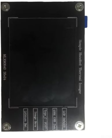 MLX9 Caméra d'imagerie thermique portable 320 x 240 pour résolution infrarouge avec écran TFT 2,8 rechargeable USB-C pour mesure de -40 °C à 300 °C