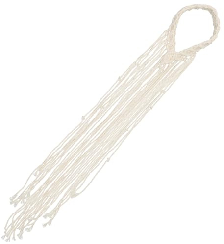 VICASKY Makramee Stirnband Handgefertigt Brauthaarband Boho aus Baumwolle Einheitsgröße Hochzeitsschmuck für Frauen und Mädchen