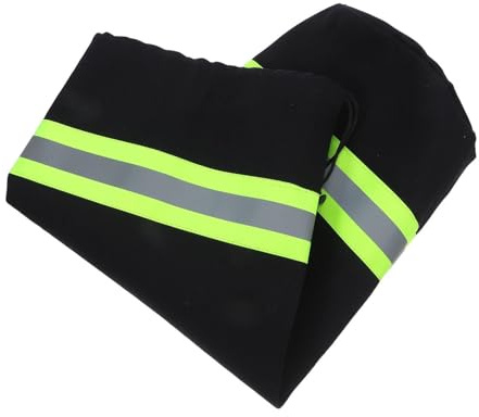 INOOMP Housse Ignifuge pour Bouteille d'air Comprimé 9l Orange avec Bandes Réfléchissantes, Manchon Étanche de Protection pour Réservoir d'air Respirable, Usage Pompiers et Secours