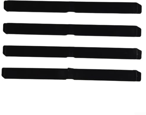 Lot de 4 coques de protection pour barres de toit en plastique noir OE 51 87 877 51 87 878 avant arrière remplacement direct