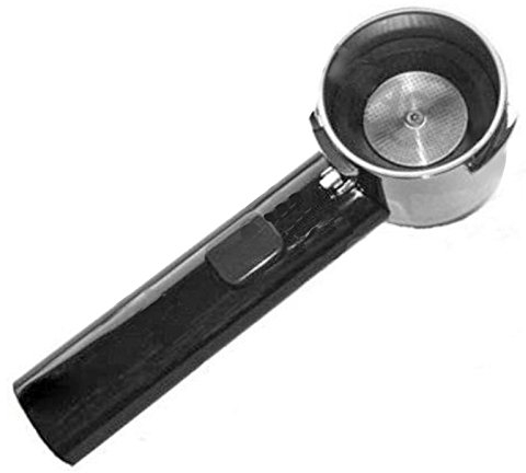 Spares2go Poignée porte-filtre pour machine à café Krups XP22 XP52 XP56 Series (Noir)