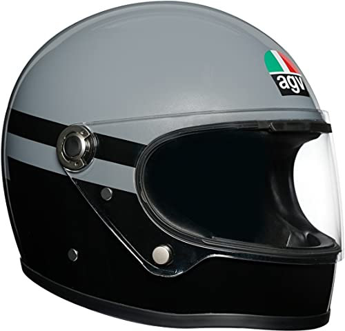 AGV Herren X3000 Motorrad Helm, Superba Grau/Schwarz, XS