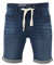 riverso RIVPaul Short en Jean pour Homme, Coupe Droite, Coton, Bermuda, Gris, Bleu, Clair, Bleu, Noir, W30 - W42 - Dark Blue Denim (D147) - W34