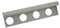 PROFILO JOLLY PER PIASTRELLE mm 8 cm 250 satinato - DP.1031053 - In alluminio, con bordi arrotondati. Larghezza mm. 27. Confe