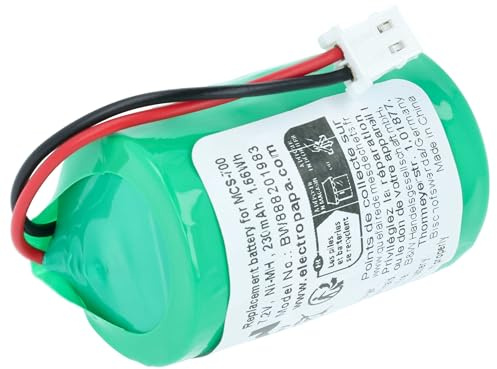 vhbw Akku kompatibel mit Visonic PowerMax MCS-700 | Bell Box Alarmanlage, Alarmsystem (230 mAh, 7,2 V, NiMH)