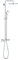 Colonne de douche thermostatique Tempesta Cosmopolitan System 250 - Grohe - Chromé