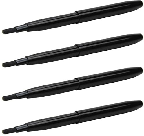 TAIOSNADJ Lot de 4 pinceaux à lèvres rétractables pour le contour des lèvres - Pinceaux à lèvres rétractables pour femmes et filles - Pour voyage et usage quotidien