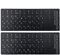 UNFAIRZQ 2PCS Hebrew Keyboard Sticker White Letters Waterproof Matte Black Background Keyboard Sticker 11x13mm Hebrew Keyboard Stickers Small