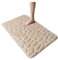 DUNSBY Badezimmerteppich rutschfeste Badezimmermatte mit geprägtem Kopfsteinpflaster, Badematten, saugfähig, Fußmatte, Teppich, Türmatten, maschinenwaschbar, schnelltrocknend(Apricot)