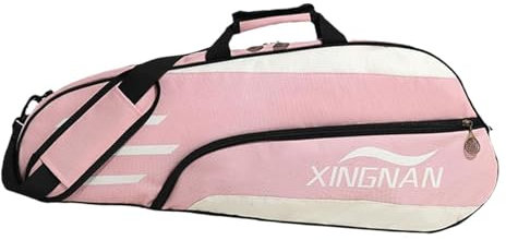 FLCPJGV Hochwertige Badminton Schlägertasche für Sportliebhaber, Rosa