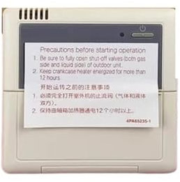 HWVSRKCO Panel de Control Remoto de Aire Acondicionado con Cable, Compatible con Daikin, BRC1D52, BRC1C61, BRC1C611, 4P054322-1B, EC0025(C)