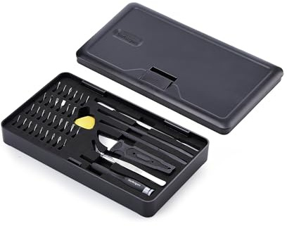 StarTech 40-Piece Computer Repair Toolkit for Laptop, PC (Laptop-Tool-KIT) | Electronics, 30-Bit Screwdriver Set, Magnetic Tray, Pry Tools