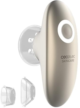 Cecotec Masajeador Corporal Anticelulítico SkinCare Push Up Suction. 3 Modos: EMS, Cuerpo y Cara, Función Succión, Luz Roja, 2 Cabezales, 3 Intensidades, Autonomía 60 mins, Autoapagado