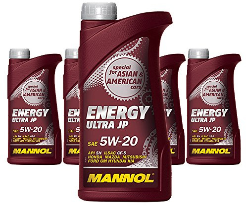 MANNOL 5 x 1L Formula JP 5W-20 ILSAC GF-5 / Motoröl Dexos 1