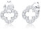 Elli Ohrringe Damen Kleeblatt Glücksbringer mit Zirkonia Kristalle in 925 Sterling Silber