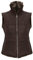 Werner Christ ® Damen Lammfellweste Weste aus echtem Lammfell, Fell, vielseitige warme Fellweste auch als Reitweste, Outdoorweste & Winterweste geeignet, in dunkelbraun, Gr. 46