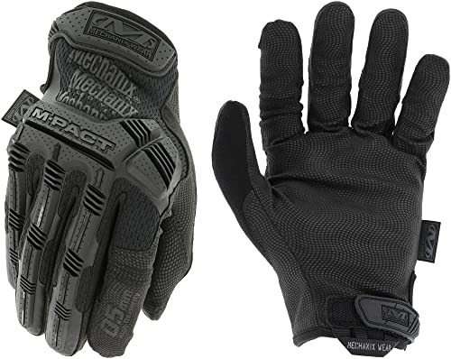 Mechanix Wear Guantes M-Pact® 0,5 mm Covert (Mediana, Negro entero)