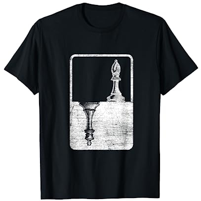 Schachspieler Schachfigur König Läufer Schach T-Shirt