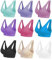 Blu Apparel Multipack Seamless Comfort Bras Sleep Bras Sizes 8-24 Not Padded Wireless (UK, Alpha, XXL, Regular, Regular, All 9 Colours)