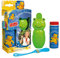 PUSTEFIX Bubble-Friends Frosch I 70 ml Seifenblasenwasser I Bubbles Made in Germany I Seifenblasen Spielzeug für Kindergeburtstag, Polterabend, Sommerparty & als Gastgeschenk I Spaß für Kleinkinder