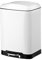 Papelera 12 litros nórdica blanca de metal para cocina Basic - LOLAhome