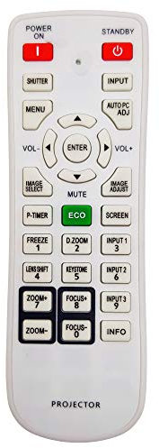 Leankle Remote Controller N2QAYA000039 for Panasonic Projectors PT-EW530U, PT-EW630U, PT-EX500U, PT-EX600U, PT-EZ570U