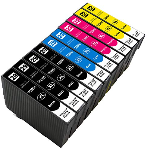 ESMONLINE 10 er Set Multipack kompatible Druckerpatronen als Ersatz für Epson 29 XL (T0299X) passend für Expression Home XP-455 XP-452 XP-442 XP-435 XP-255 XP-257 XP-332 XP-335 XP-342