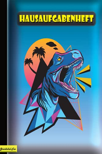 Hausaufgabenheft Grundschule Dinosaurier Dino DIN A5: Grundschule | Schule| Hausaufgaben | Schulaufgaben | Heft | Dino | Stundenplan | Schulbedarf | DIN | A5 | Notizbuch | 100 Seiten