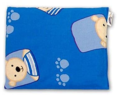 Theraline Rapskissen 23 x 26 cm Footstepbär blau Rapssamen