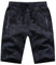 Tansozer Kurze Hosen Herren Shorts Camouflage Shorts Sommer Sport Baumwolle Kurze Hosen Männer Sweatshorts Herren Sweat Gym Running Shorts Mit ReißVerschluss Schwarz XL