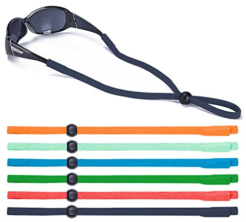 Glasses Neck Strap Holder, Mint Green/Cherry/Deep Navy/Emerald/Sun Orange/Turquoise, One Size (23.6x0.4) Fits Most Everyone