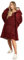 Sienna Kapuzen-Decke, übergroß, ultraweich, Plüsch, Sherpa-Fleece, tragbar, warm, Überwurfdecke, gemütlich, riesiges Sweatshirt – Burgund