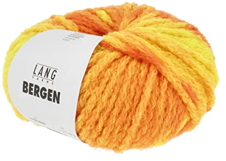 Lang Yarns - Bergen 0005 orange neon gelb neon 50 g