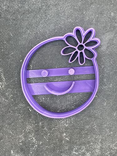 Emporte pièce Smiley fleur - Forme - pour la réalisaton de biscuit sablé, patisserie, pate à sucre -Décoration gateau-Fait maison- ELACE