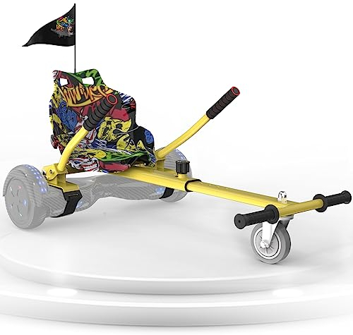 GeekMe Hoverboard Sitz, Verstellbarer Hoverboard Sitz für Selbstbalancierende Scooter, Kompatibel mit 6,5'', 8'', 8,5'', 10'' Hoverbords, Modische Geschenke für Kinder
