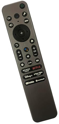 GHUST RMF-TX910U Voice Remote Control Replacement for Sony A75L A80L A95L 4K Ultra HD QD-OLED Smart TV XR-55A75L XR-65A75L XR-55A80L XR-65A80L XR-77A80L XR-83A80L XR-55A95L XR-65A95L XR-77A95L