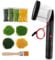 HuuppHip Mini Static Grass Applicator, 4 Colors 4 Grass for Flocking Machine, Mini Applicator with Anti-Slip Handle Ideal for DIY Scenic Modelling and Sand Table Craft Accessory