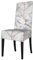 JAYWIS Rose Gold Marble Design Background Print Dining Chair Slipcovers,Protection Cover For Dining Chair Covers For Dining Living Room,Restaurant,Washable,Removable,Party,Kitchen