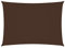 vidaXL Toldo de Vela Rectangular de Tela Oxford marrón 6x8 m