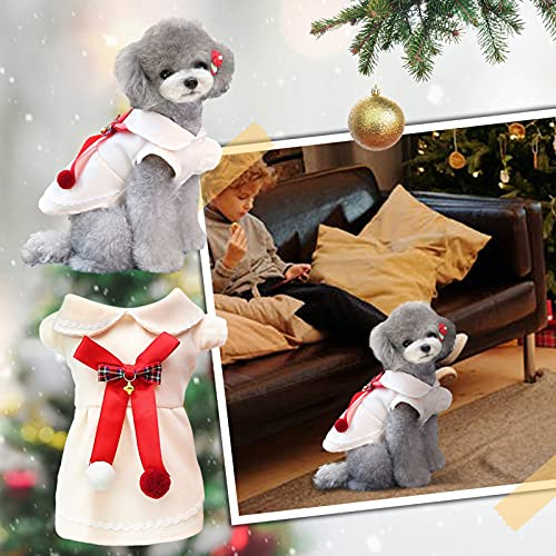 Hunde-Shirts für kleine Hunde Weihnachtskleidung für Hunde, warme Haustiere, Weihnachten, Haustier-Fleece, Katze, Feiern Sie mit Ihrer Haustierkleidung Hundepullover Handgestrickt (Yellow, XXL)
