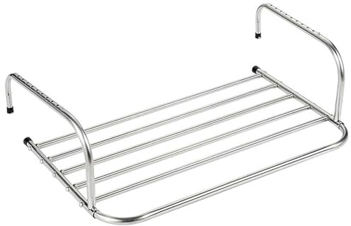 Stendino Da Appendere Stendibiancheria Da Balcone,Stendibiancheria Estensibile In Acciaio Inox, Appendiabiti Retrattile A Parete Per Termosifone Terrazza Ringhiera