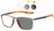 KOOSUFA Photochromic Reading Glasses Blue Light Blocking Sun Readers UV Protection TR90 Super Lightweight Sunglasses for Men Women 3 in 1 Lenses Darken In Sunlight Grey Lens/Grey orange, 2.0