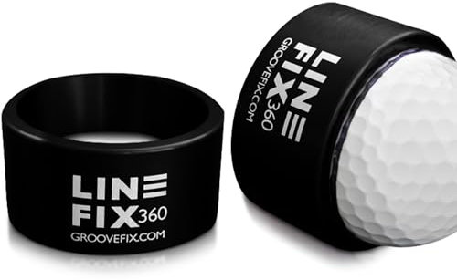 GrooveFix LineFix360 Golf Ball line marker, Black