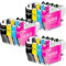 Hookink 12er-Pack LC3213 LC-3213 Druckerpatronen Kompatibel für Brother LC3213 LC-3213 LC3211 für DCP-J572DW DCP-J772DW DCP-J774DW MFC-J497DW MFC-J491DW MFC-J890DW MFC-J895DW