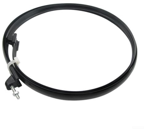 Anillo de malla de plástico para rejilla de ventilador de suelo de 16 pulgadas, ajuste seguro y fácil instalación (negro)