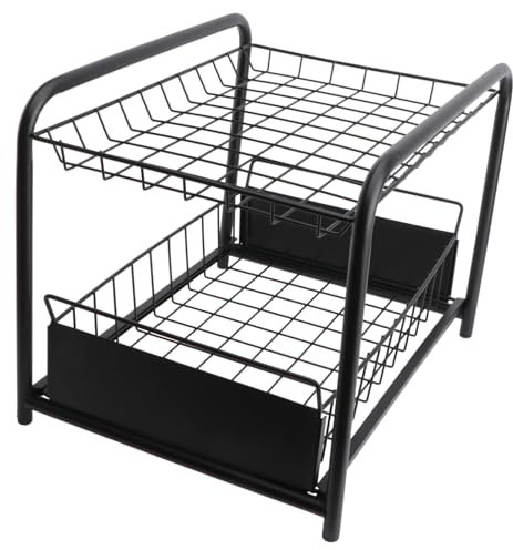 Cabilock Estante De Almacenamiento De Cocina Organizador De Gabinete Estante Telescópico Push-Pull Resistente y Duradero para Regalar